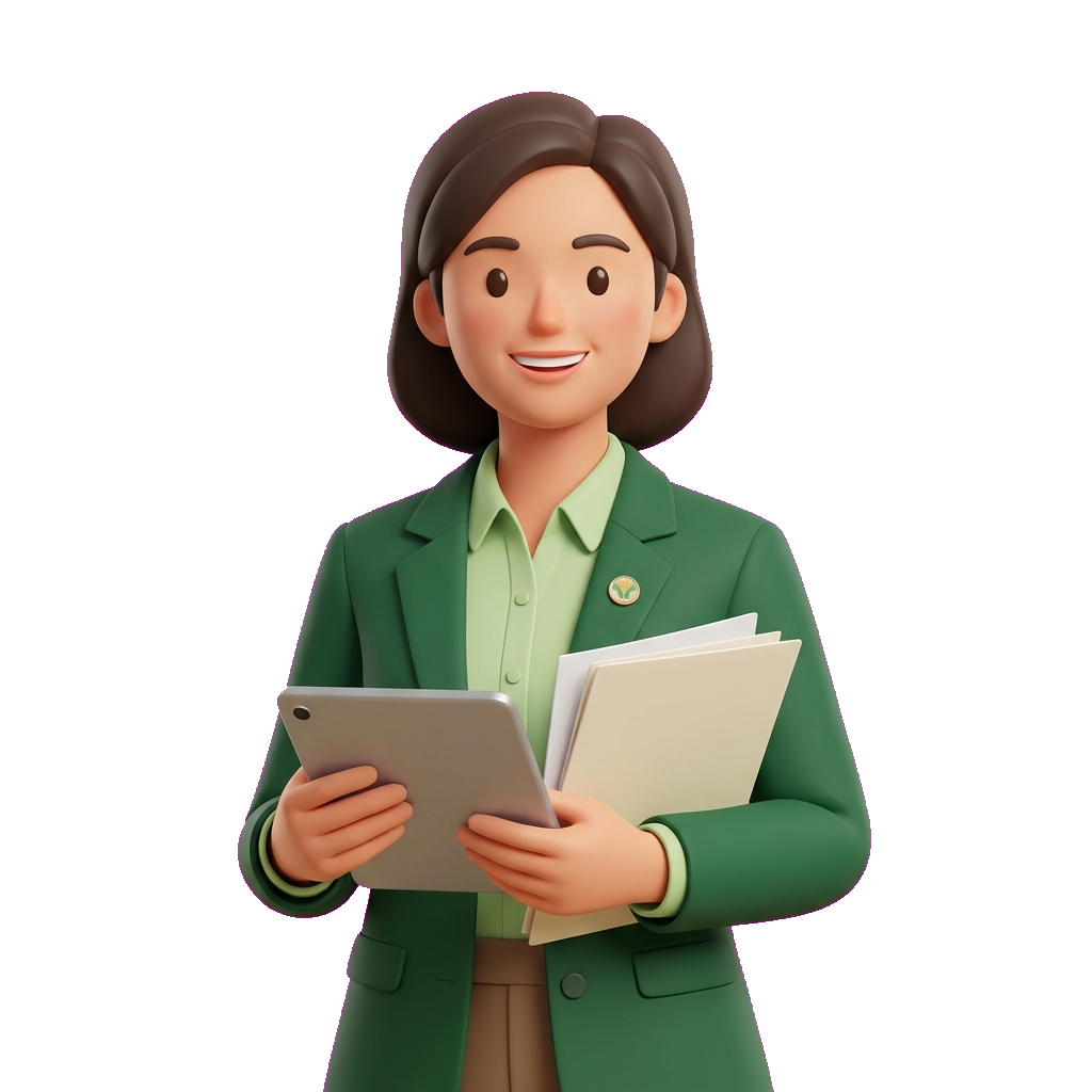 Government agriculture officer using Digisaka